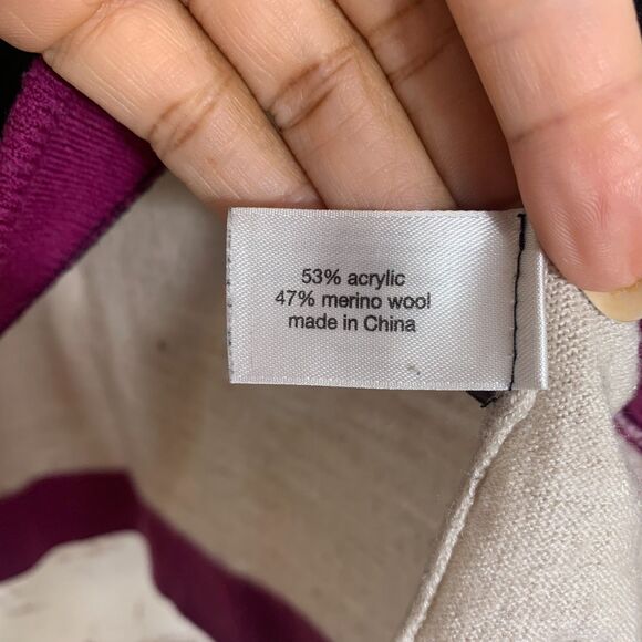 Lane Bryant Fine Merino Blend Colorblock V-Neck Sweater Women’s 18/20 Plus Size - Picture 5 of 9